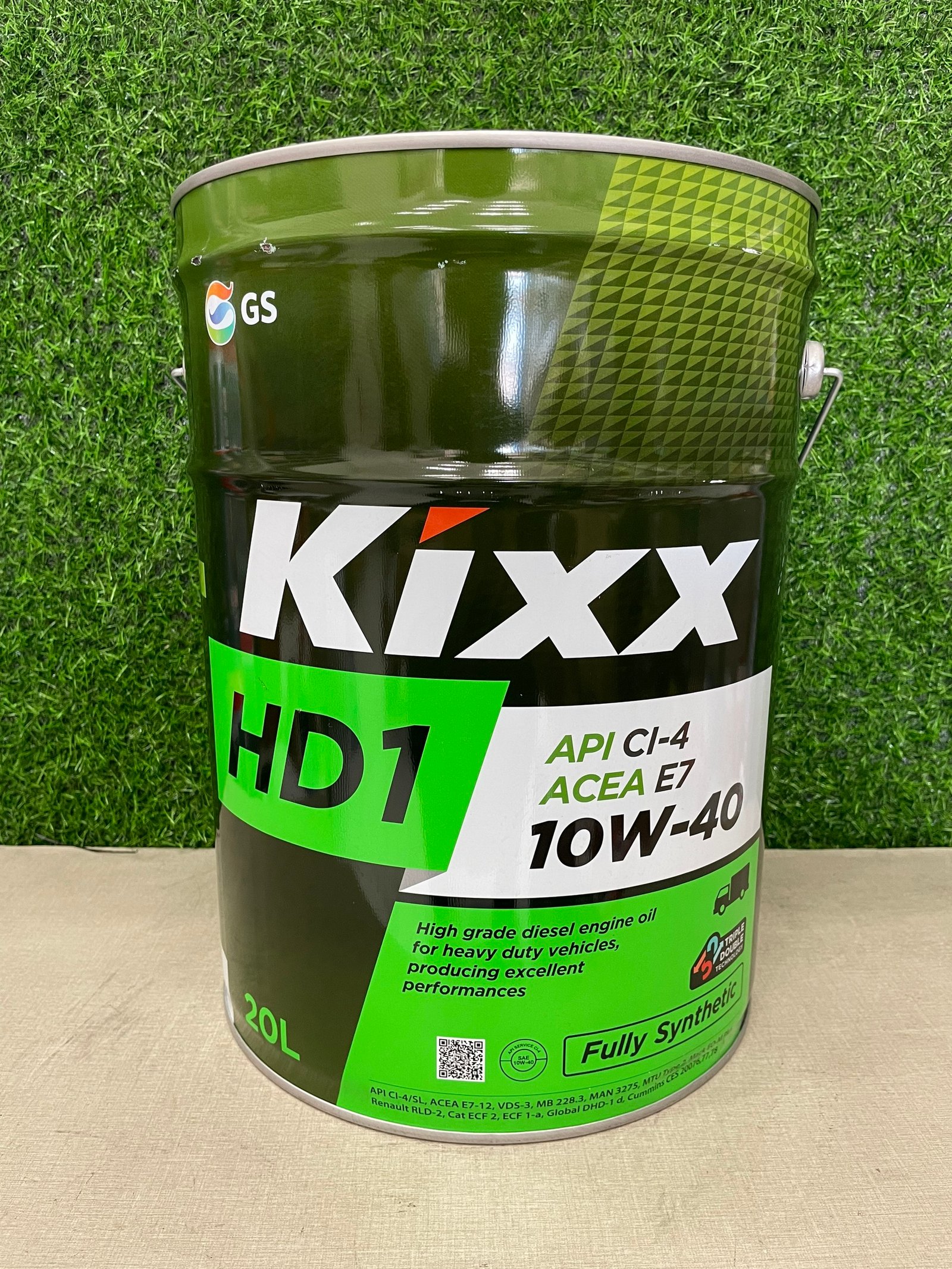 Dầu nhớt động cơ cao cấp Diesel Kixx HD1 10W-40 API CI-4; ACEA E7